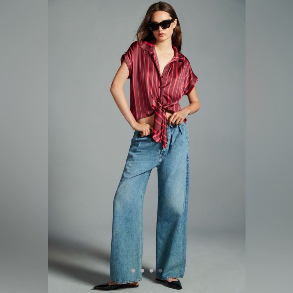 Hutch Tie-Waist Henley Top